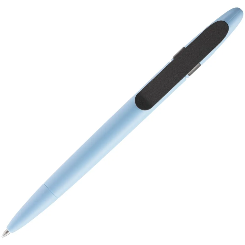 Ручка шариковая Prodir DS5 TSM Metal Clip, голубая с серым фото 5