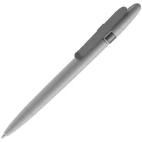 Ручка шариковая Prodir DS5 TSM Metal Clip, серая фото 2