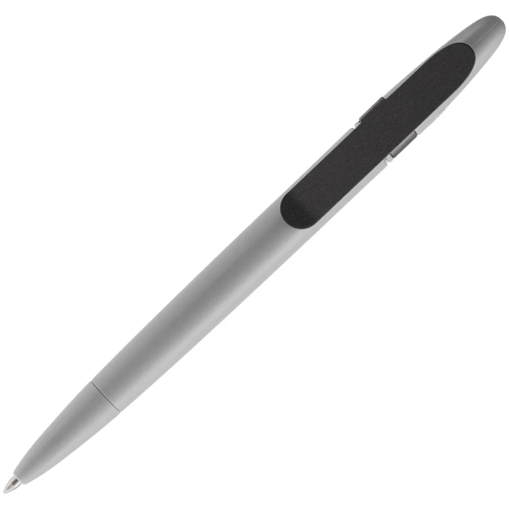Ручка шариковая Prodir DS5 TSM Metal Clip, серая фото 5