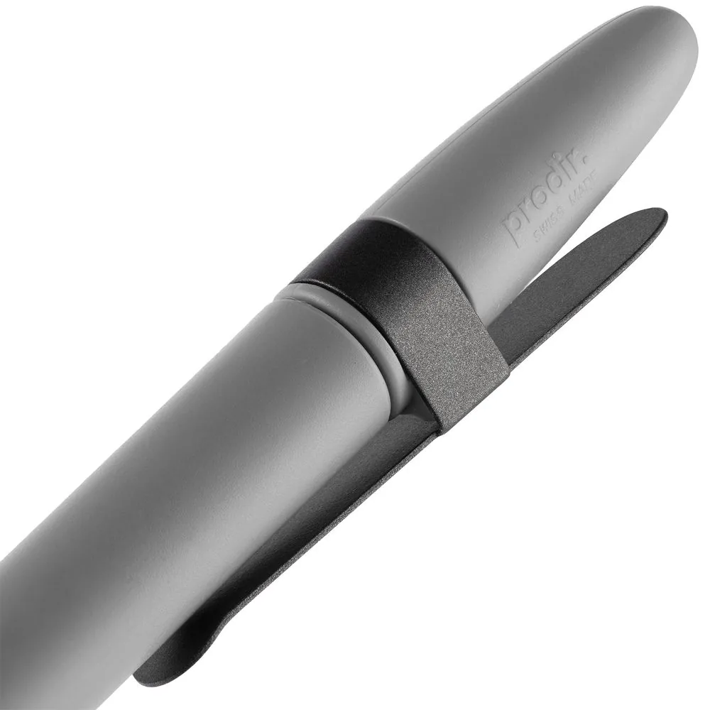 Ручка шариковая Prodir DS5 TSM Metal Clip, серая фото 7