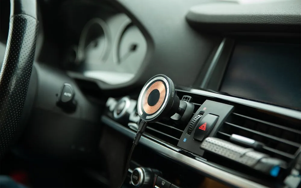 Держатель для смартфона Cooper Auto Wireless с беспроводной зарядкой, черный фото 12