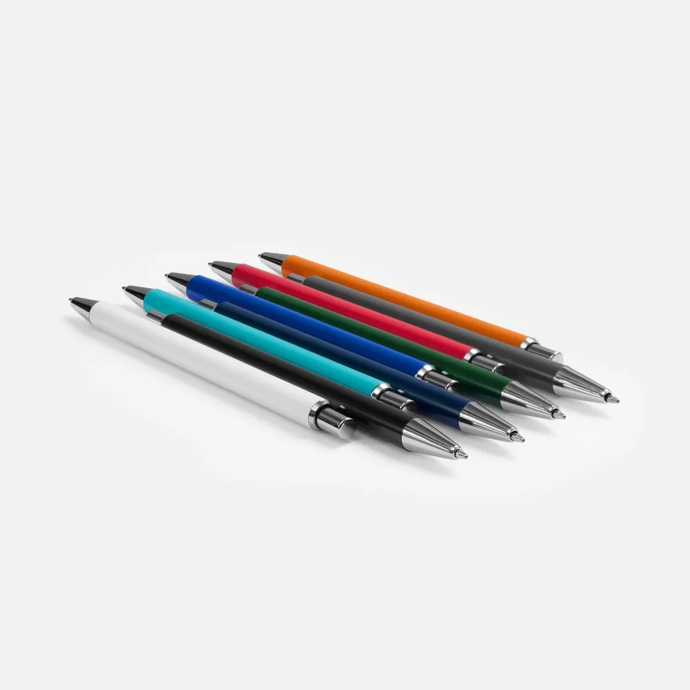 Ручка шариковая Slim Beam, синяя фото 5