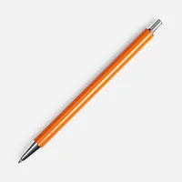 Ручка шариковая Slim Beam, оранжевая фото 2