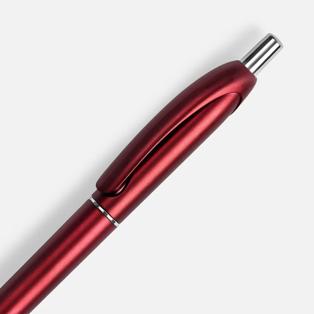 Ручка шариковая Bright Spark, красный металлик фото 4