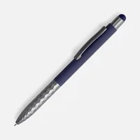 Ручка шариковая Digit Soft Touch со стилусом, синяя фото 2