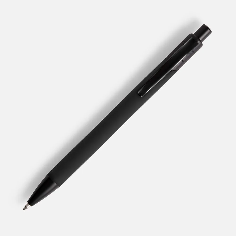 Ручка шариковая Undertone Black Soft Touch, черная фото 3