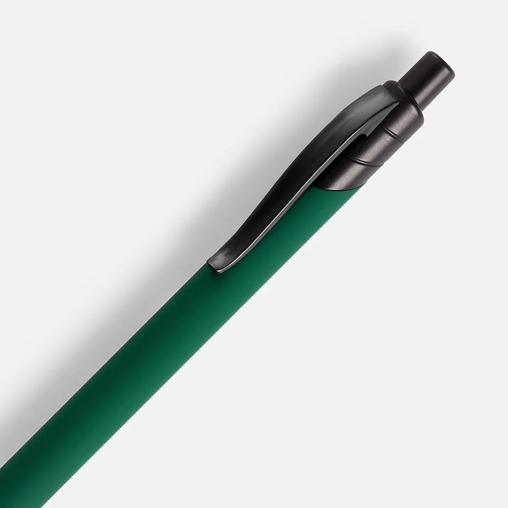 Ручка шариковая Undertone Black Soft Touch, зеленая фото 4