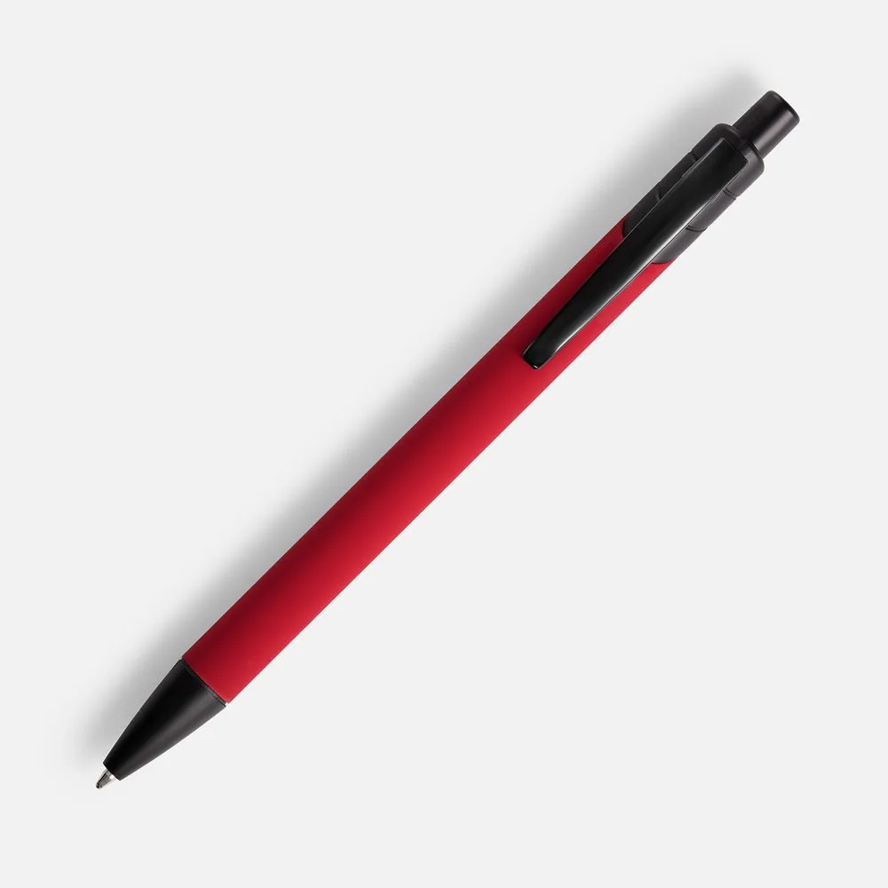 Ручка шариковая Undertone Black Soft Touch, красная фото 3