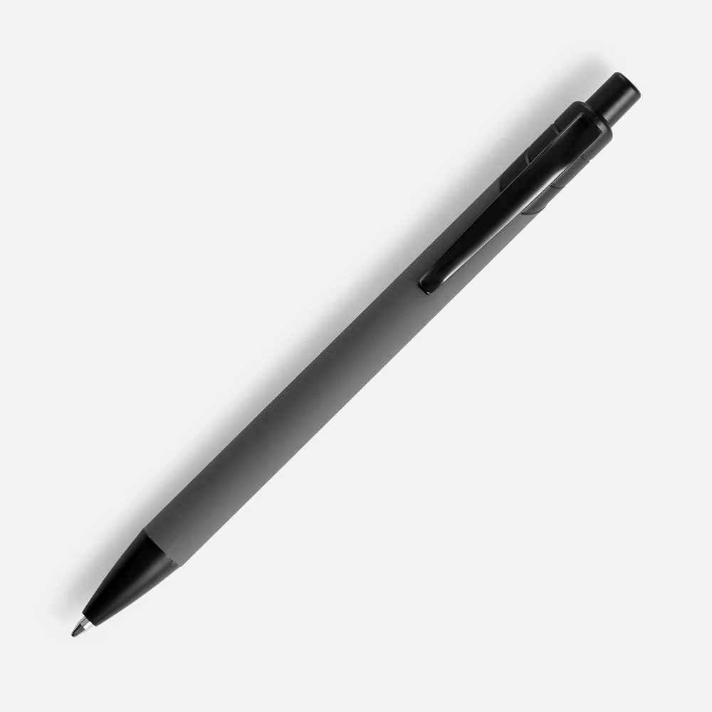 Ручка шариковая Undertone Black Soft Touch, серая фото 3