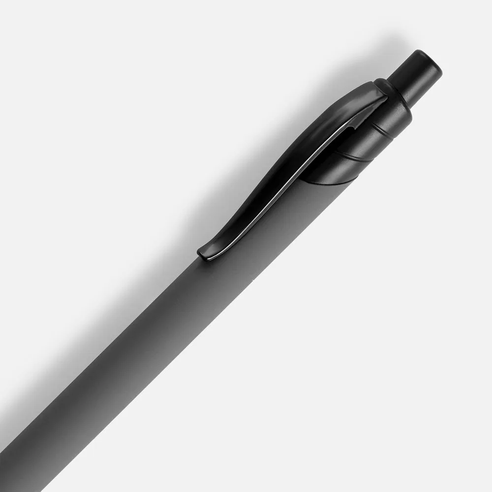Ручка шариковая Undertone Black Soft Touch, серая фото 4