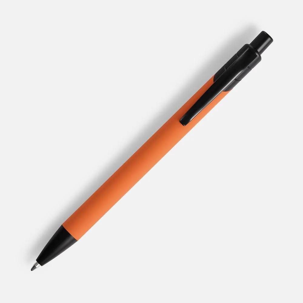Ручка шариковая Undertone Black Soft Touch, оранжевая фото 3