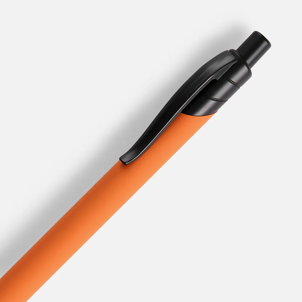 Ручка шариковая Undertone Black Soft Touch, оранжевая фото 4