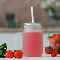 Банка для коктейлей Shake It Baby под сублимацию, матовая фото 2