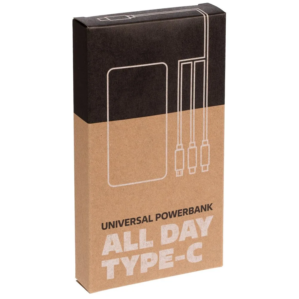 Аккумулятор Uniscend All Day Type-C 10000 мАч, черный фото 8