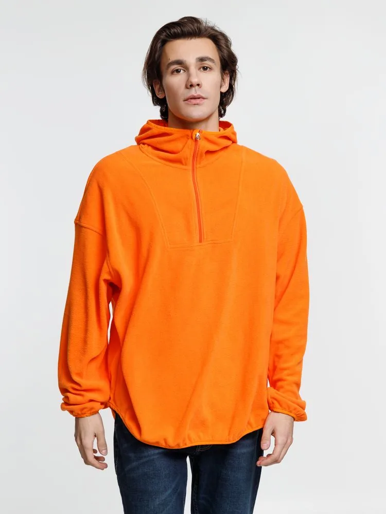 Анорак флисовый унисекс Fliska, оранжевый, размер XL/XXL фото 7