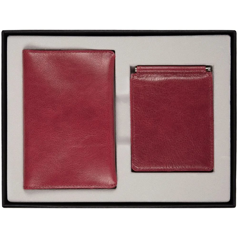 Набор Apache Billfold, темно-красный фото 3