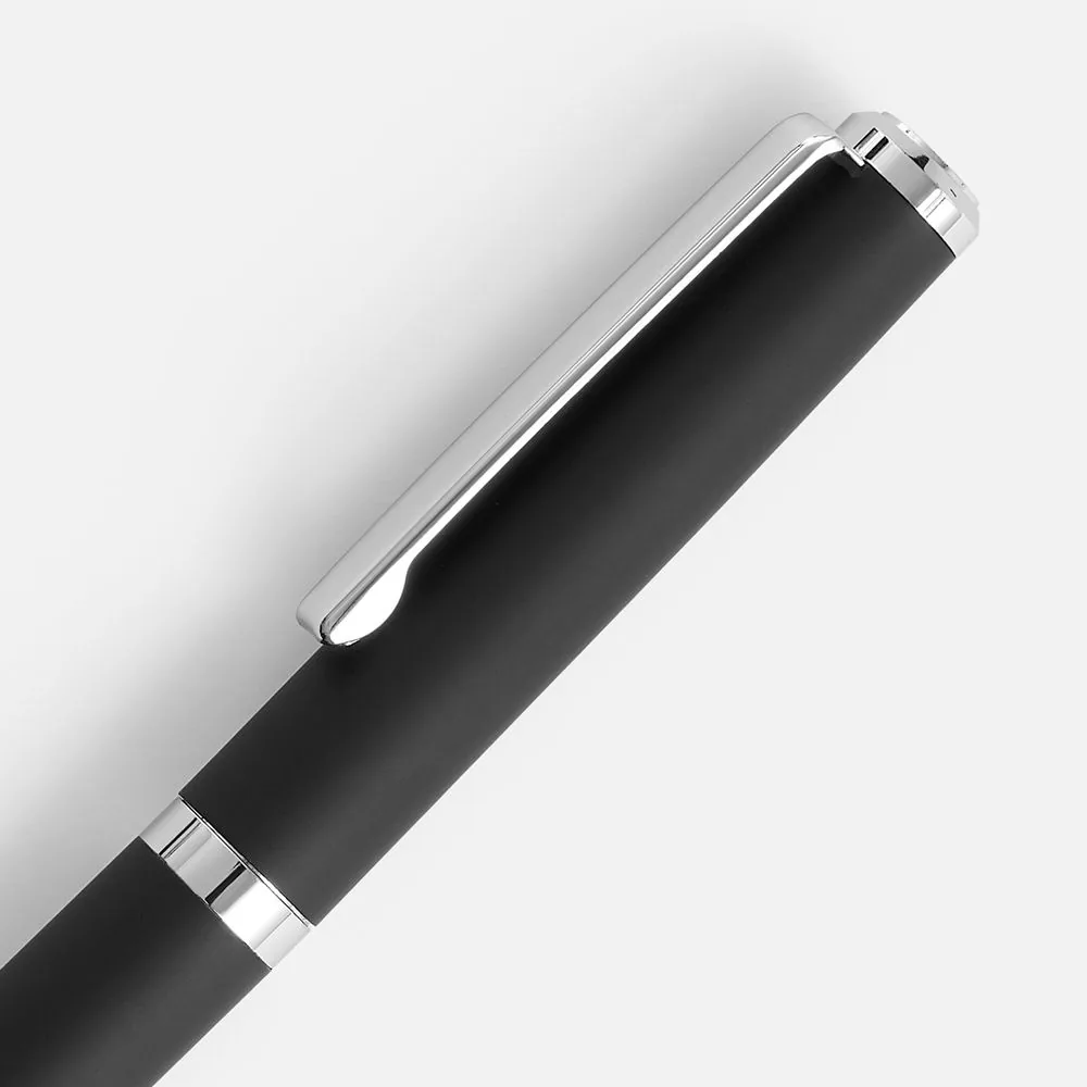 Ручка шариковая Inkish Chrome в футляре, черная фото 4