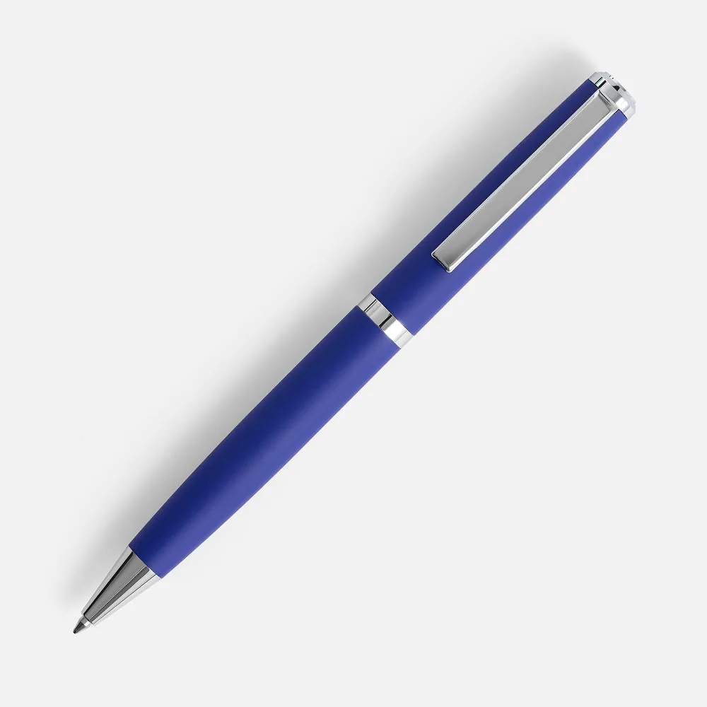 Ручка шариковая Inkish Chrome в футляре, синяя фото 3