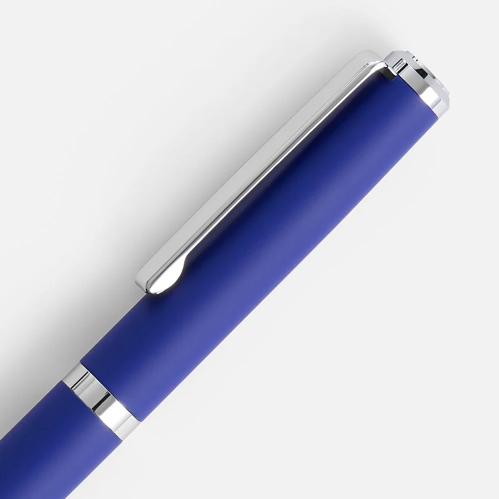 Ручка шариковая Inkish Chrome в футляре, синяя фото 4