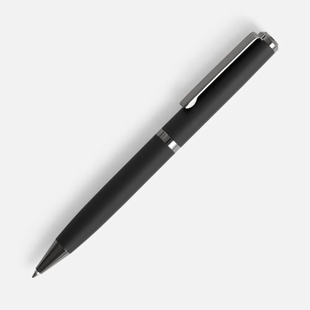 Ручка шариковая Inkish Gunmetal в футляре, черная