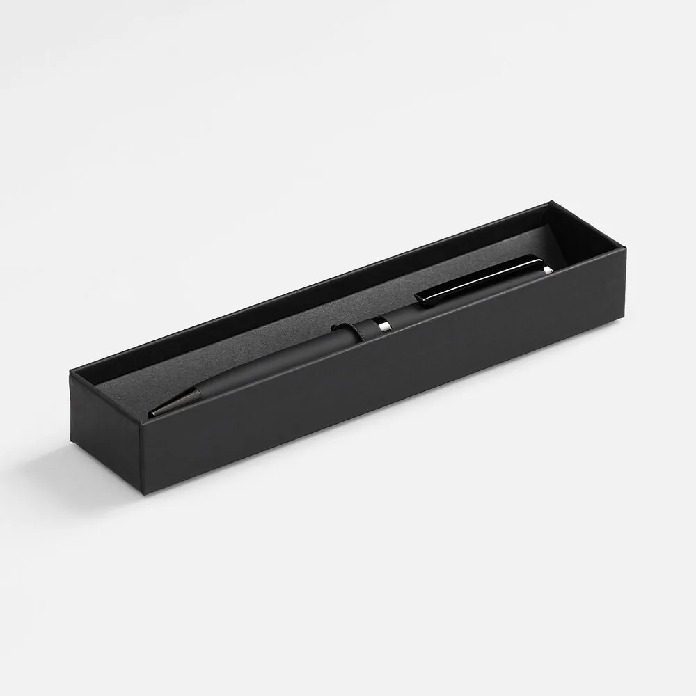 Ручка шариковая Inkish Gunmetal в футляре, черная фото 6