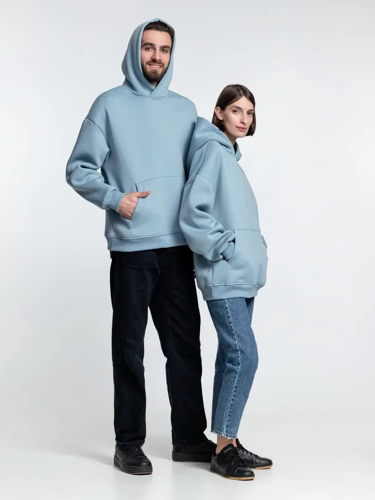 Худи Kulonga Oversize, серо-голубое, размер ХL/ХХL фото 14
