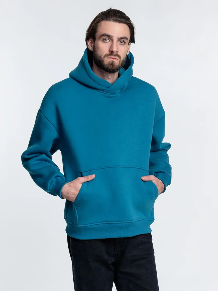 Худи Kulonga Oversize, бирюзовое, размер ХL/ХХL фото 11