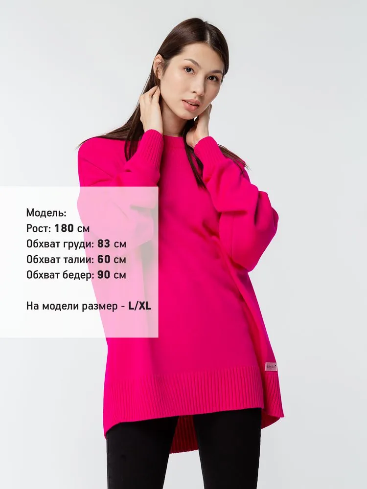 Джемпер оверсайз унисекс Stated в сумке, розовый, размер L/XL фото 10