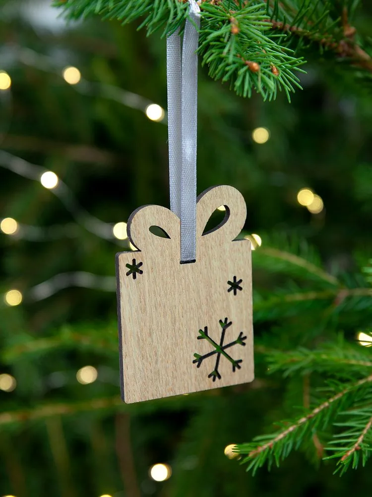 Деревянная подвеска Christmate, подарок фото 5
