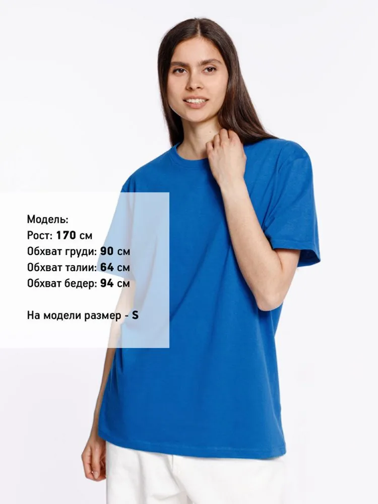 Футболка унисекс Streetwise, ярко-синяя, размер 4XL фото 10