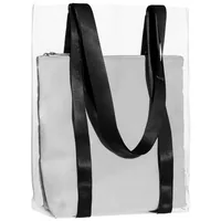 Шопер Clarity с серым органайзером, прозрачный фото 2