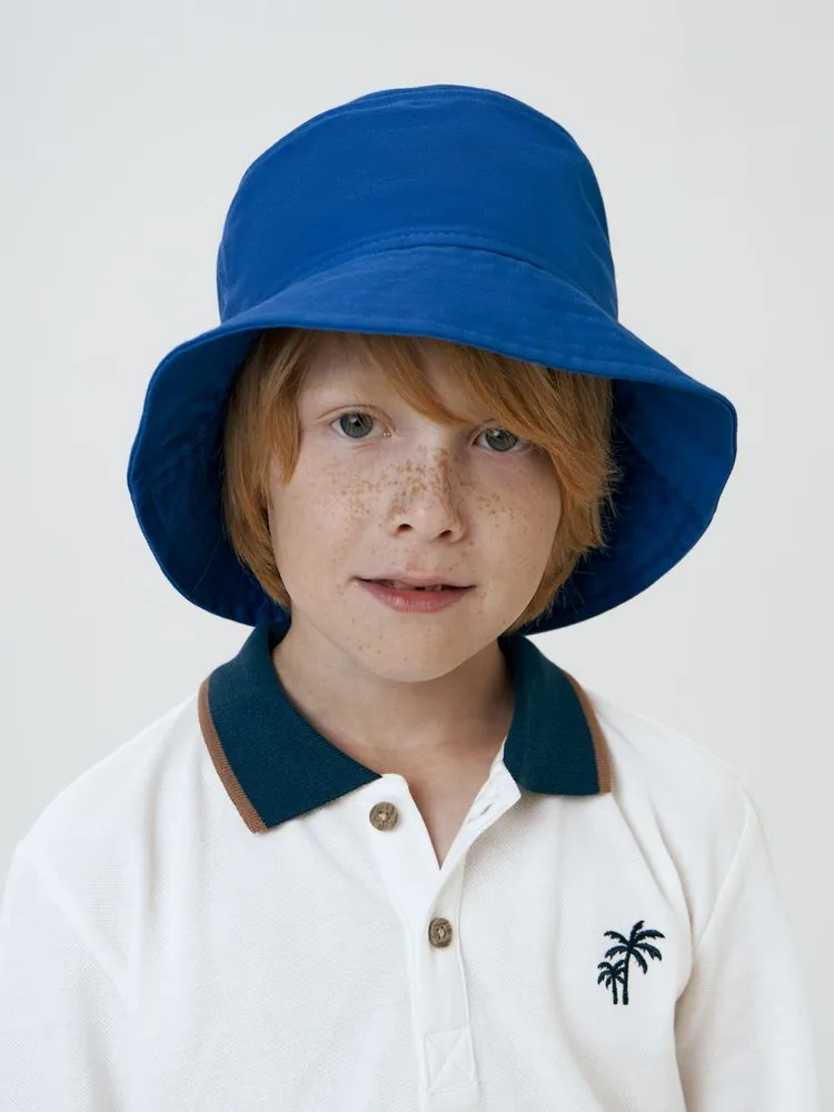Панама детская Challenge Kids, ярко-синяя фото 4