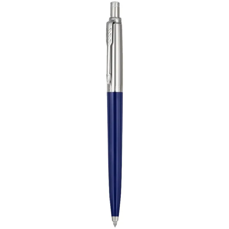 Ручка шариковая Parker Jotter Originals Navy Blue Chrome CT, темно-синяя фото 3