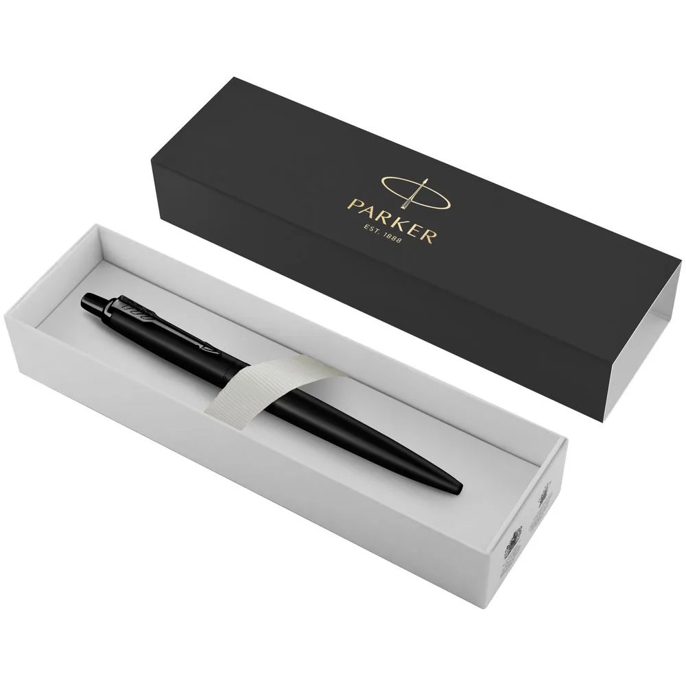 Ручка шариковая Parker Jotter XL Monochrome Black, черная фото 4