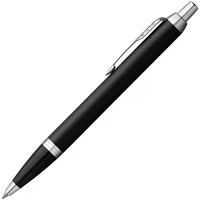Ручка шариковая Parker IM Essential Muted Black CT, черная фото 2