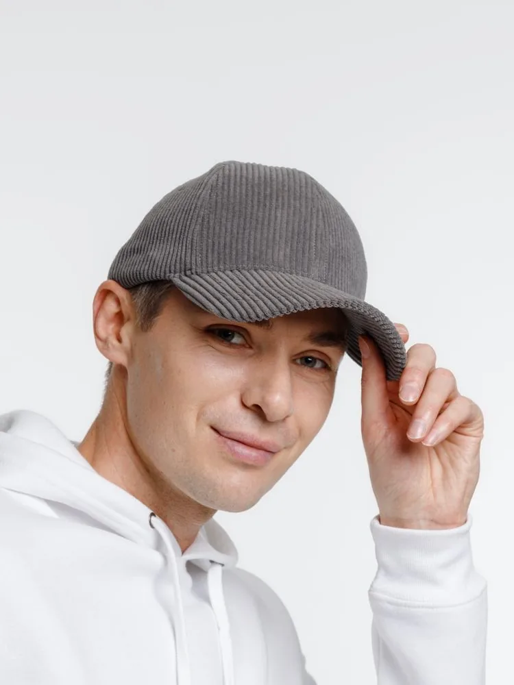 Бейсболка Soft Core, серая фото 6