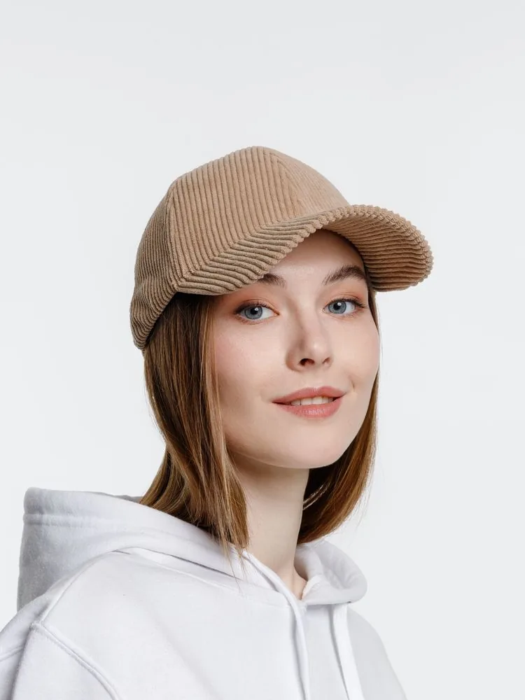 Бейсболка Soft Core, бежевая фото 6