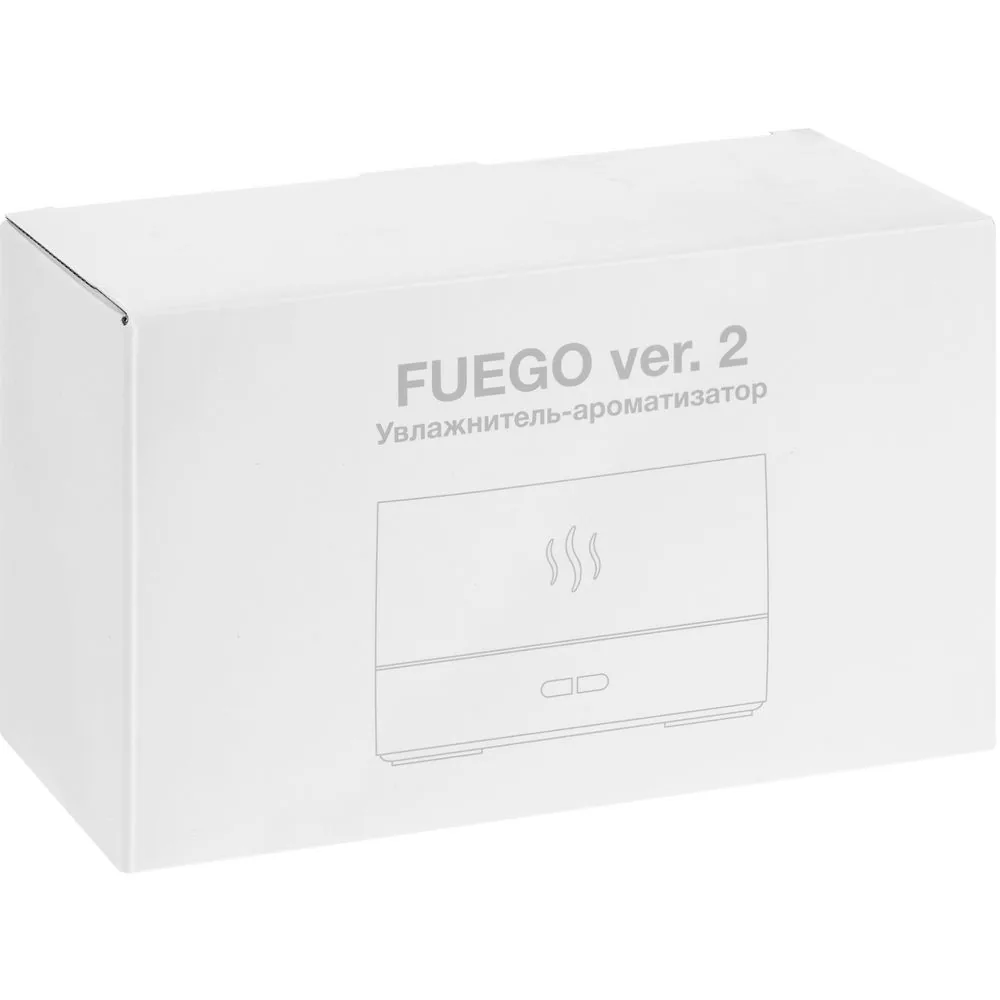Увлажнитель-ароматизатор с имитацией пламени Fuego ver.2, белый фото 13