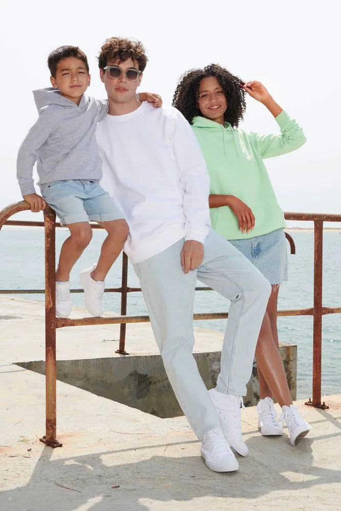 Худи детское Condor Kids, белое, на рост 106-116 фото 6