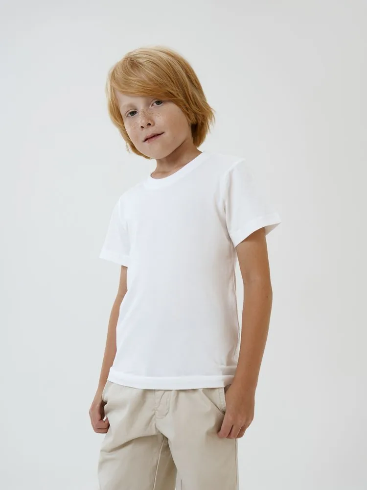 Футболка детская T-Bolka Kids, белая (белоснежная), 14 лет фото 6
