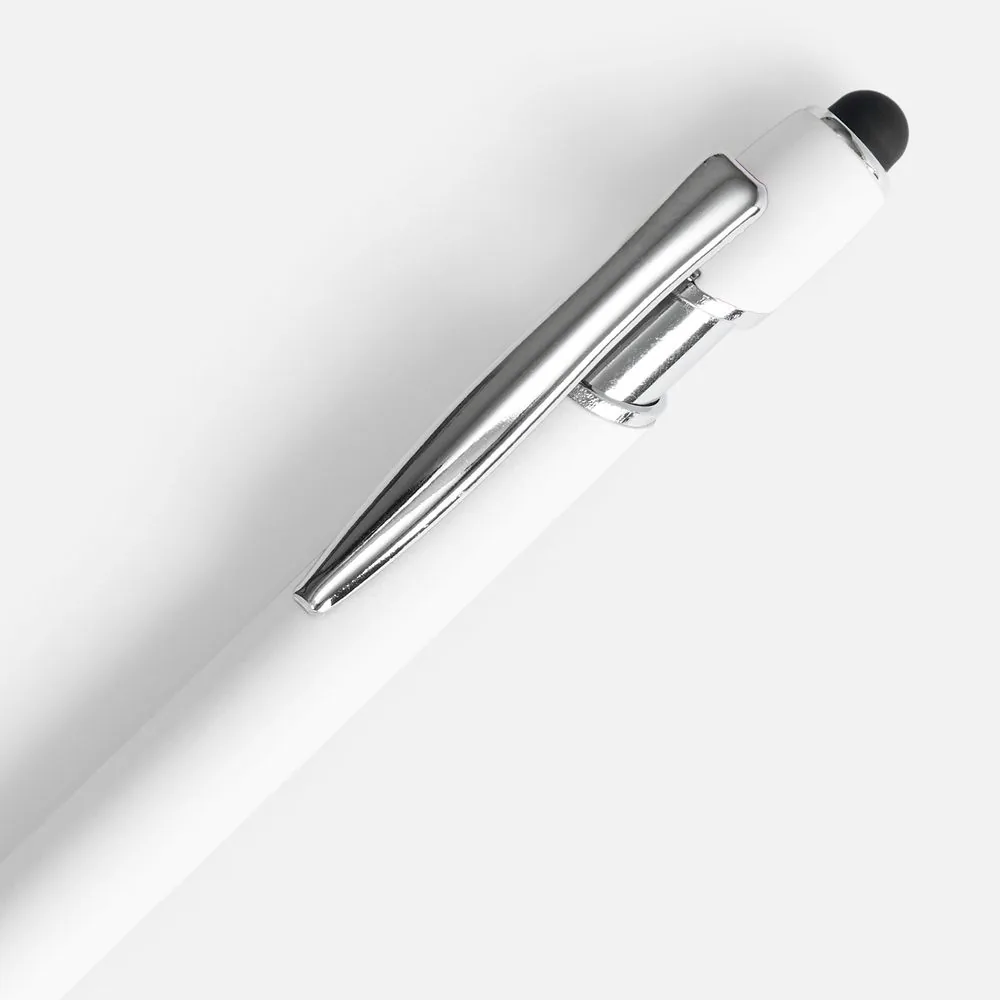 Ручка шариковая Pointer Soft Touch со стилусом, белая фото 4