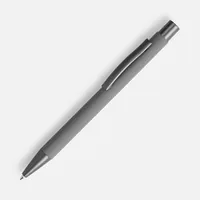 Ручка шариковая Atento Soft Touch, серая фото 2