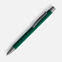 Ручка шариковая Atento Soft Touch, зеленая фото 2