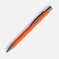 Ручка шариковая Atento Soft Touch, оранжевая фото 2