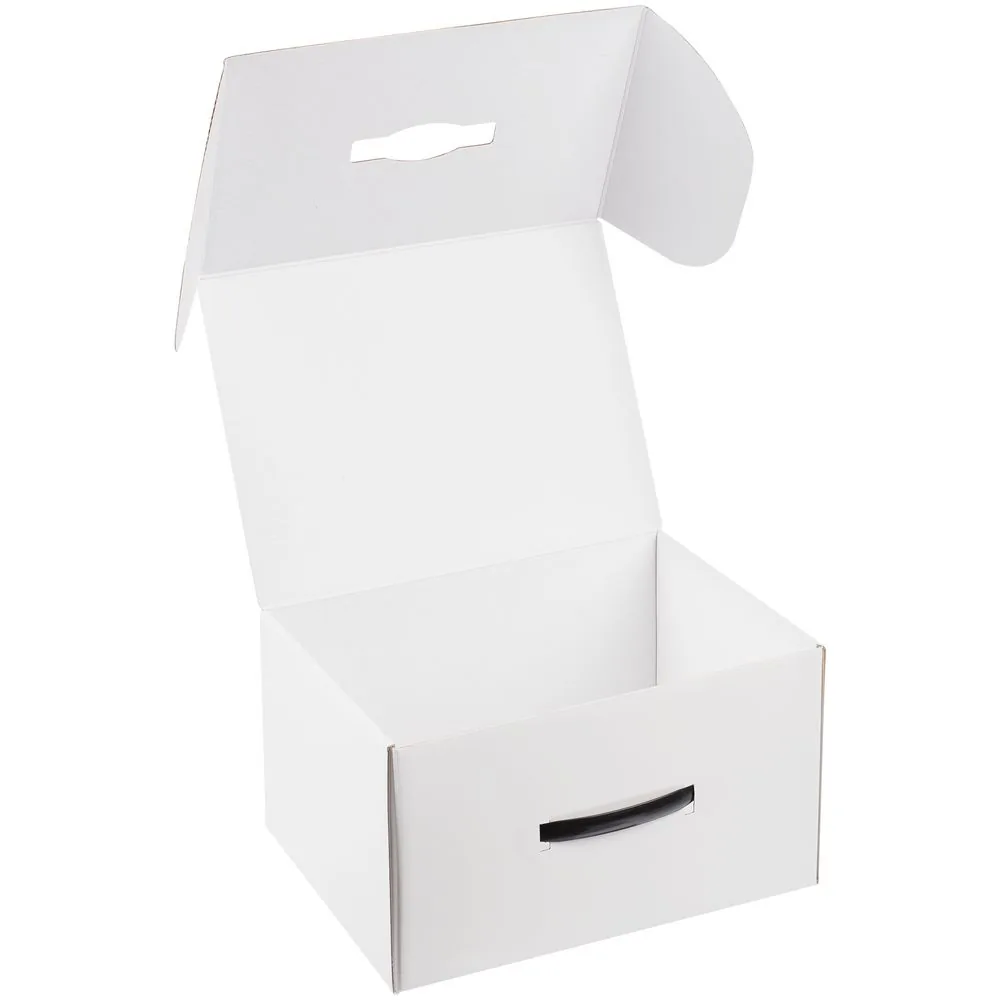 Коробка Matter High Light, белая с черной ручкой фото 3