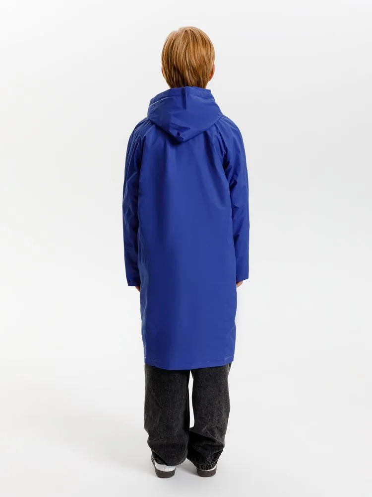 Дождевик детский RainDrop Kids, ярко-синий, 8 лет (рост 118-128) фото 12