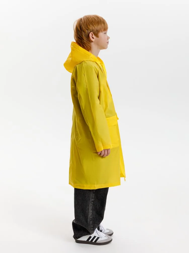 Дождевик детский RainDrop Kids, желтый, 10 лет (рост 130-140) фото 17