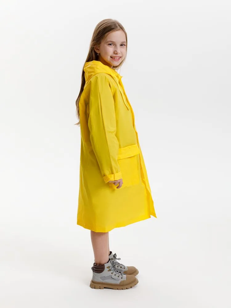 Дождевик детский RainDrop Kids, желтый, 12 лет (рост 142-152) фото 11