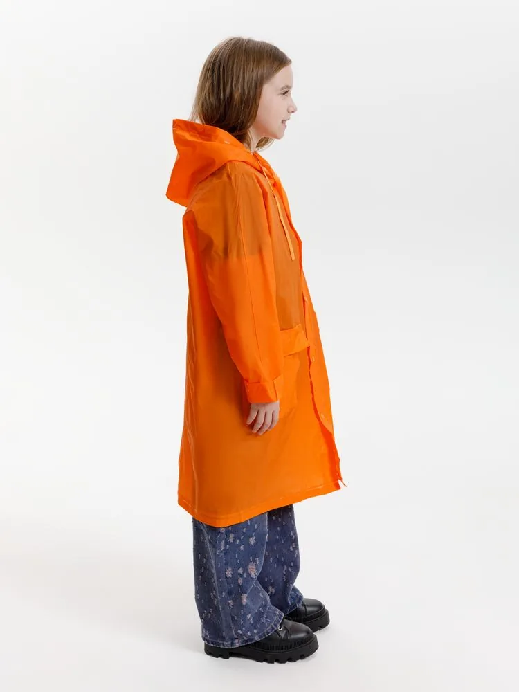 Дождевик детский RainDrop Kids, оранжевый, 8 лет (рост 118-128) фото 16