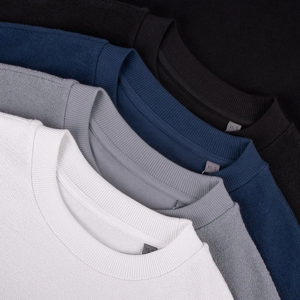 Свитшот оверсайз унисекс Vozduh, светло-серый, размер XS/S фото 6